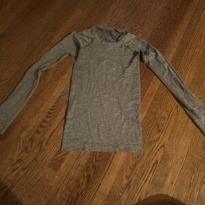 Gray Long Lululemon swiftly tec long sleeve
